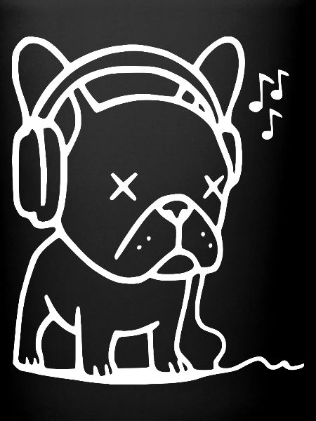 Bouledogue Frenchie avec casque