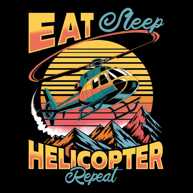 Hélicoptère drôle Pilote