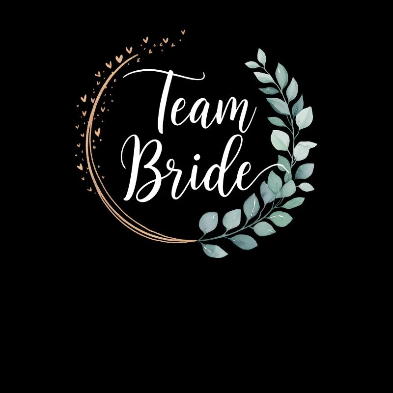 Team Bride Bridesmaids Eucalyptus Bachelor Party Wedding