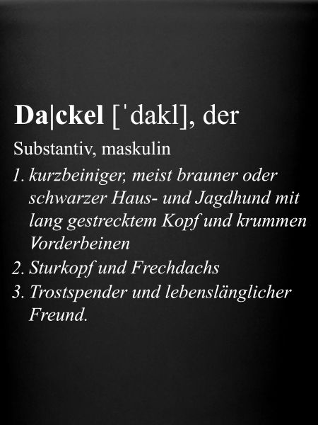Dackel Duden