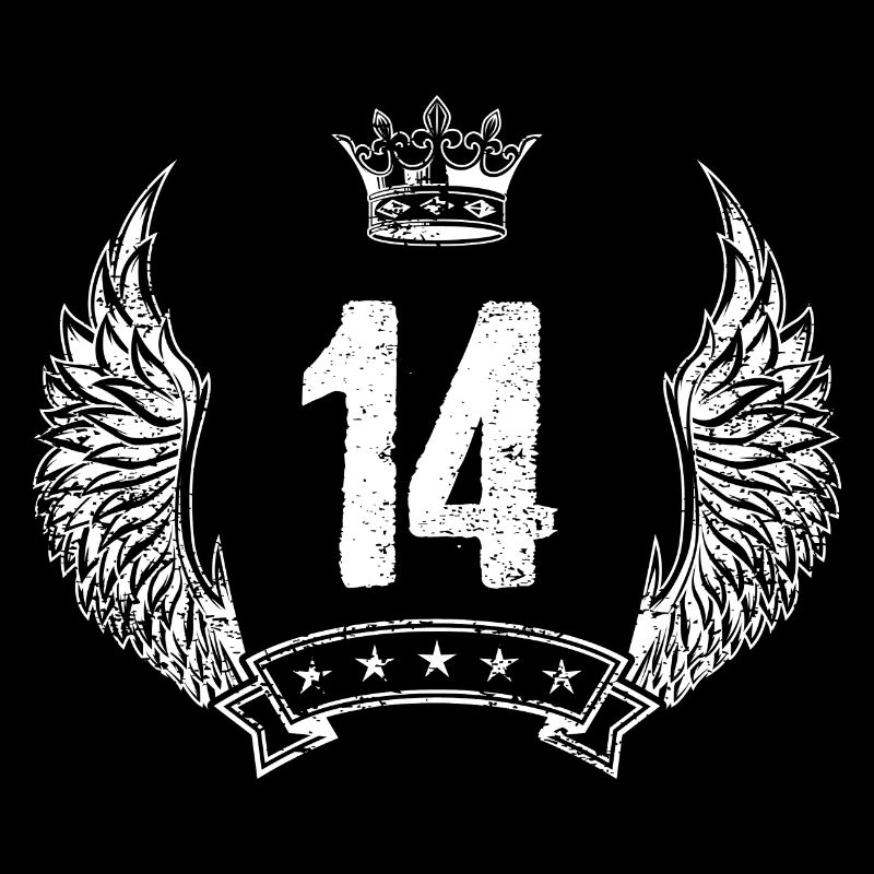14 Number crown