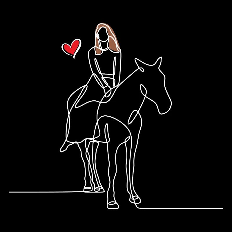 Femme cheval