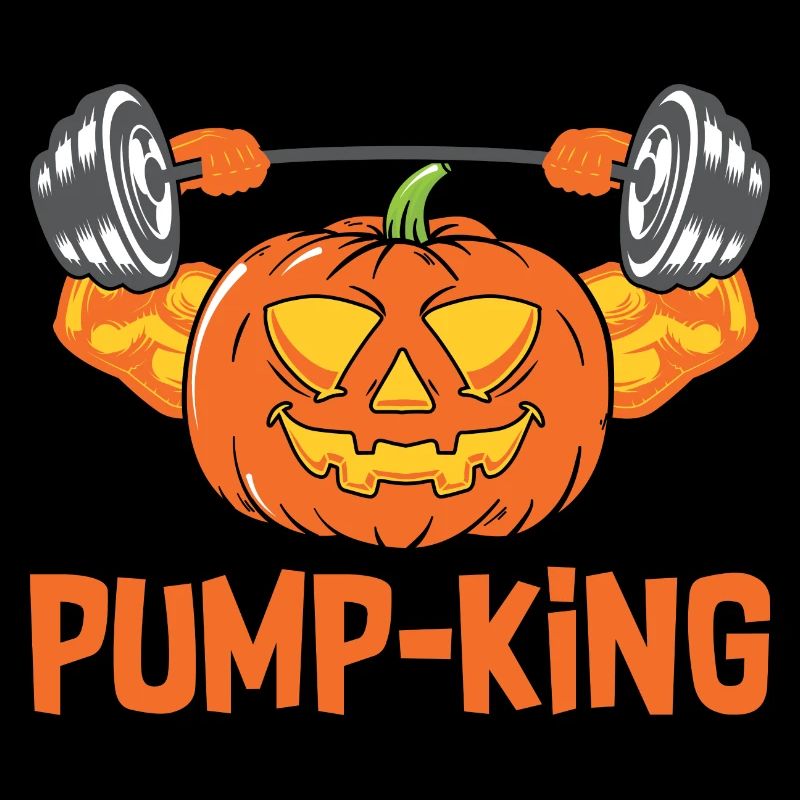 Halloween Bodybuilder Pumpkin