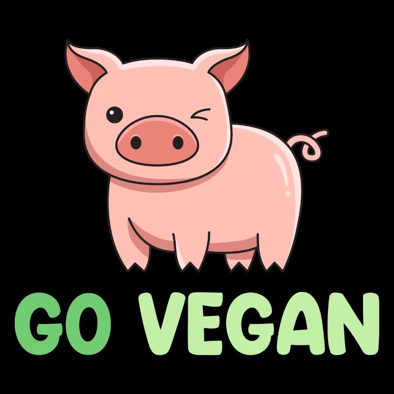 Pig design for proud vegans