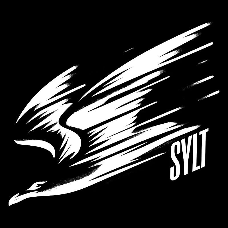 Sylt Dive Low Flyer Seagull Holiday T-Shirt