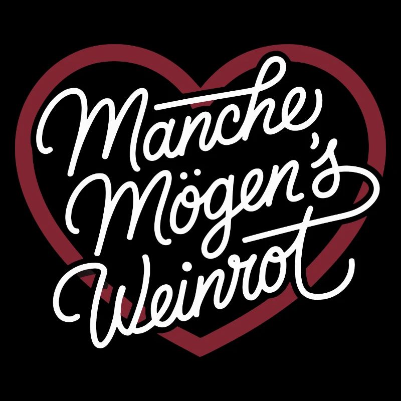 Manche mögens weinrot
