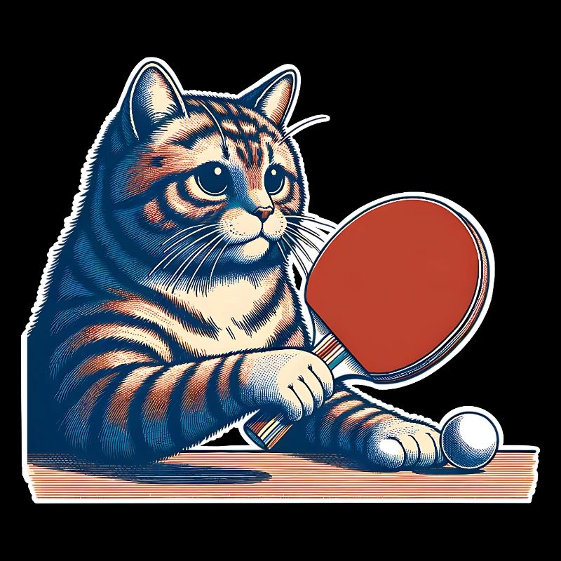 Chat de ping-pong