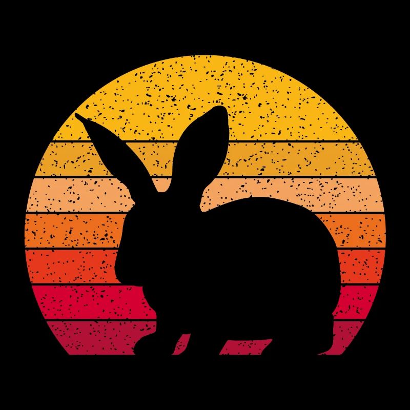 Hare | Rabbit | Vintage Retro Style