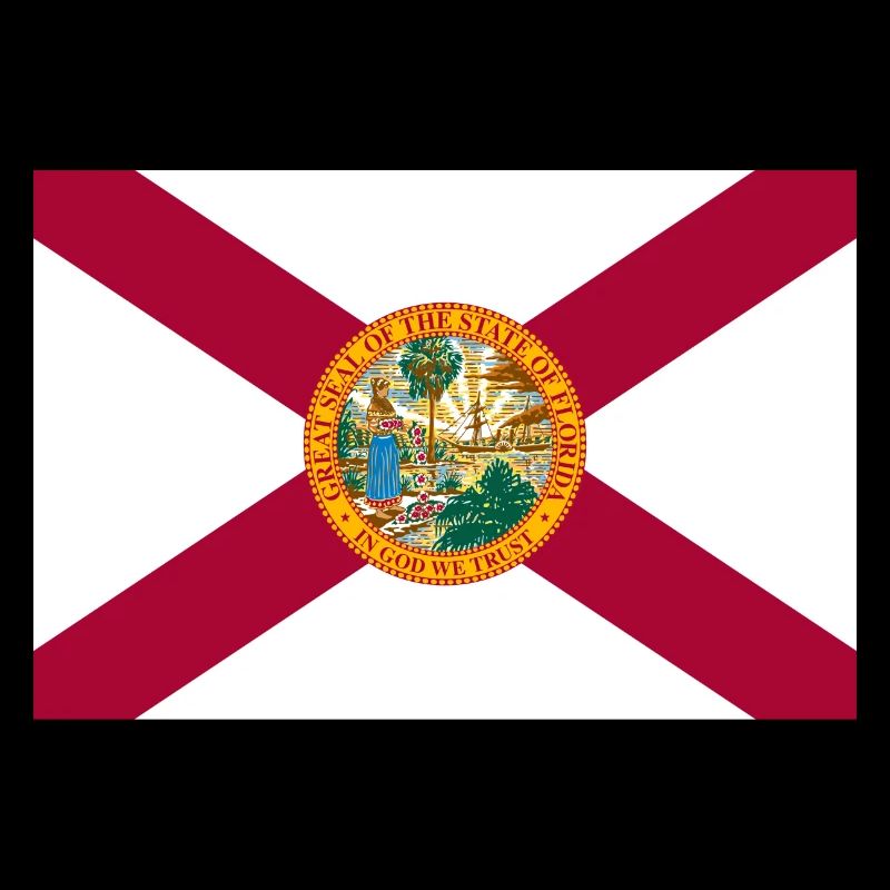 Drapeau d'enseigne de Floride USA