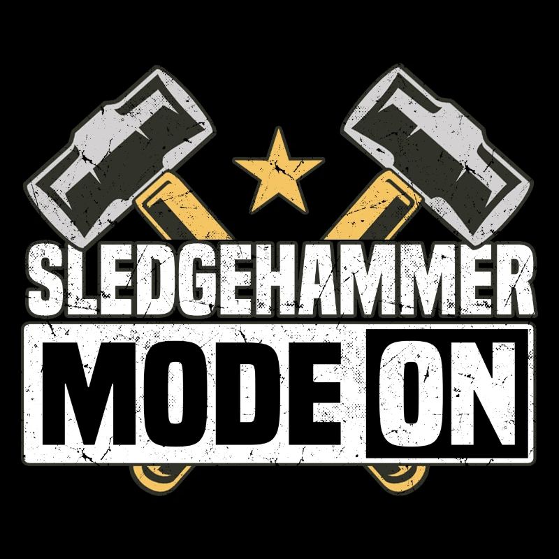 Sledgehammer Mode On Construction Side DIY House