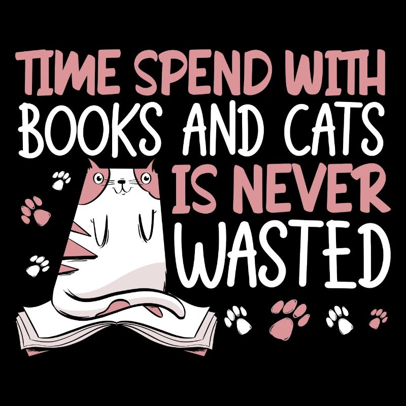 Cat Book Lovers Read Books