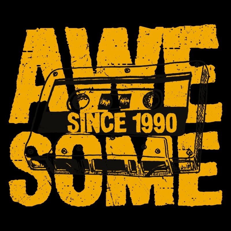 Awesome Since1990 Retro Vintage ,Gift For 90's