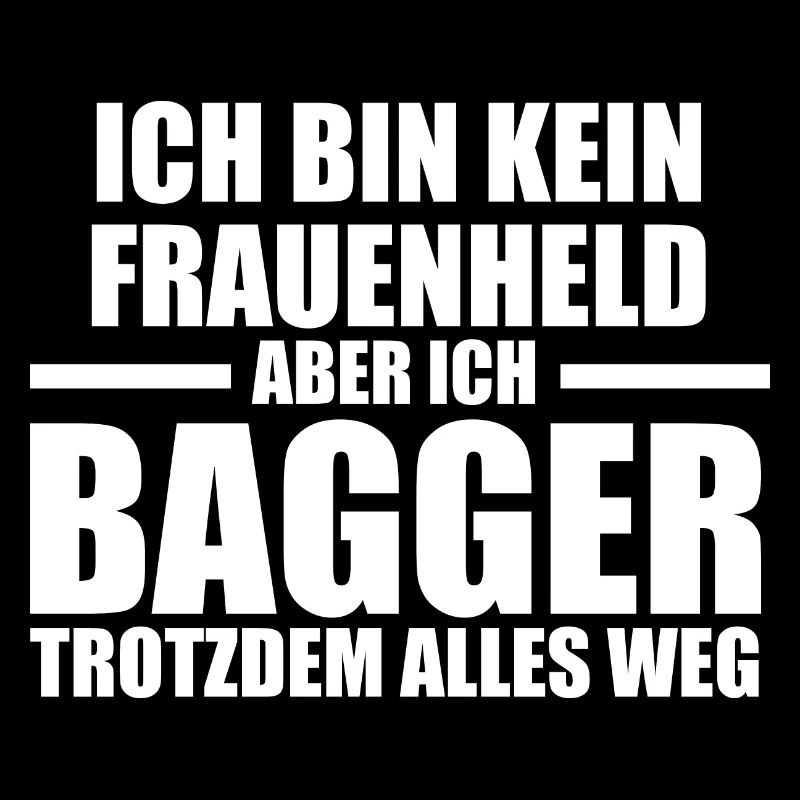 Baggerfahrer Maschinenführer Tiefbauer Bagger