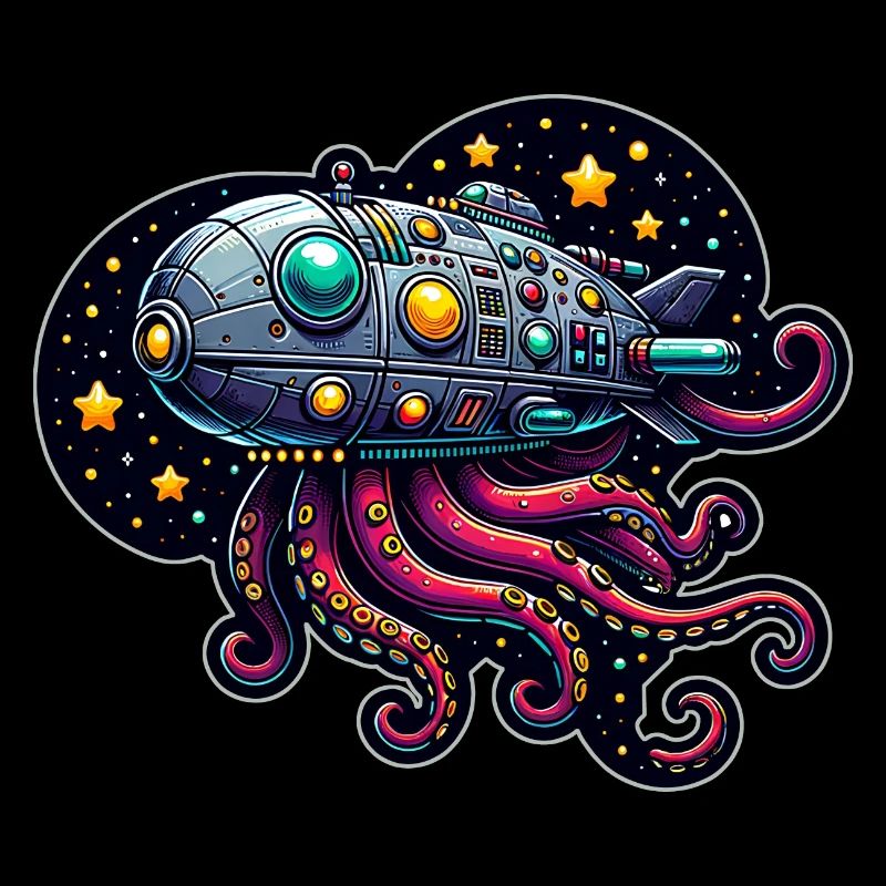 Fancy Octopus Spaceship