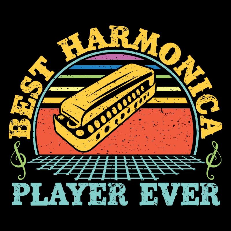 Funny Harmonica Player Best Player Ever Harmonica