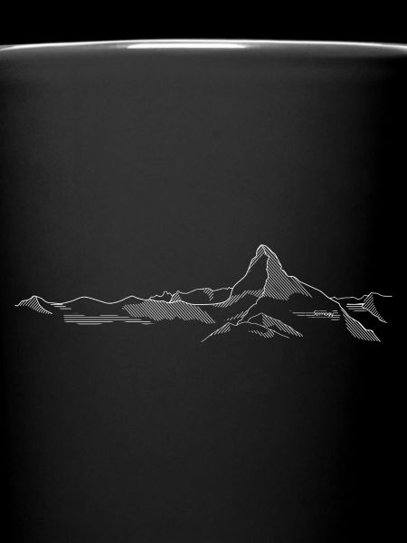 Diagramme de linéaire du Cervin | Montagne des Alpes