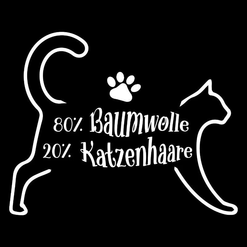 80% coton 20% poils de chat