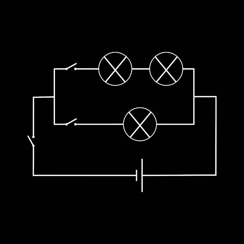 Circuit de physique Circuit Physicien Professeur Nerd