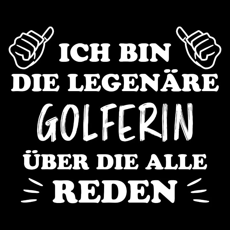 Golferin Minigolf Lustiger Spruch Golf Geschenk