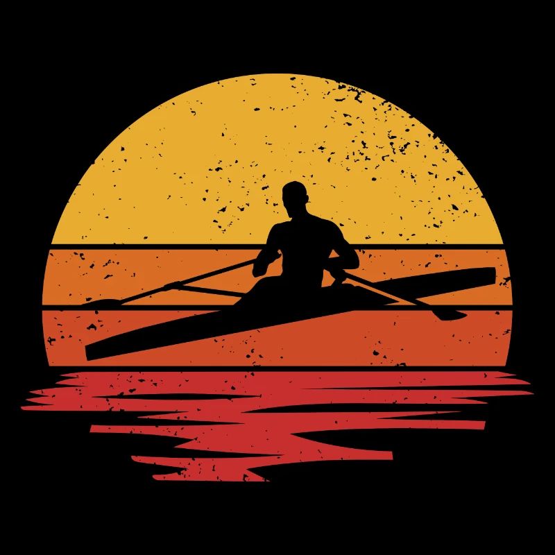 Ruderer Rudern Ruderboot