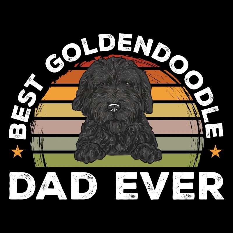 Chien Doodle Black Goldendoodle