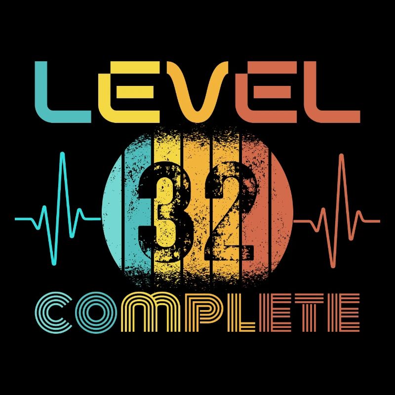 32 ans - 32e anniversaire Niveau 32 Conception complète