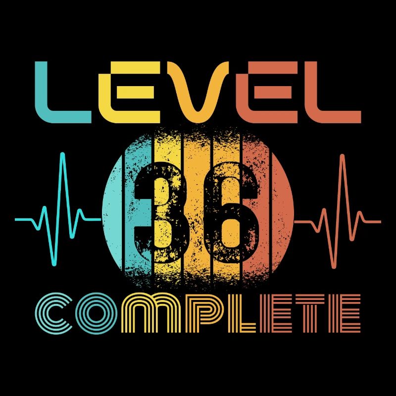 36 years - 36th birthday Level 36 Complete Design