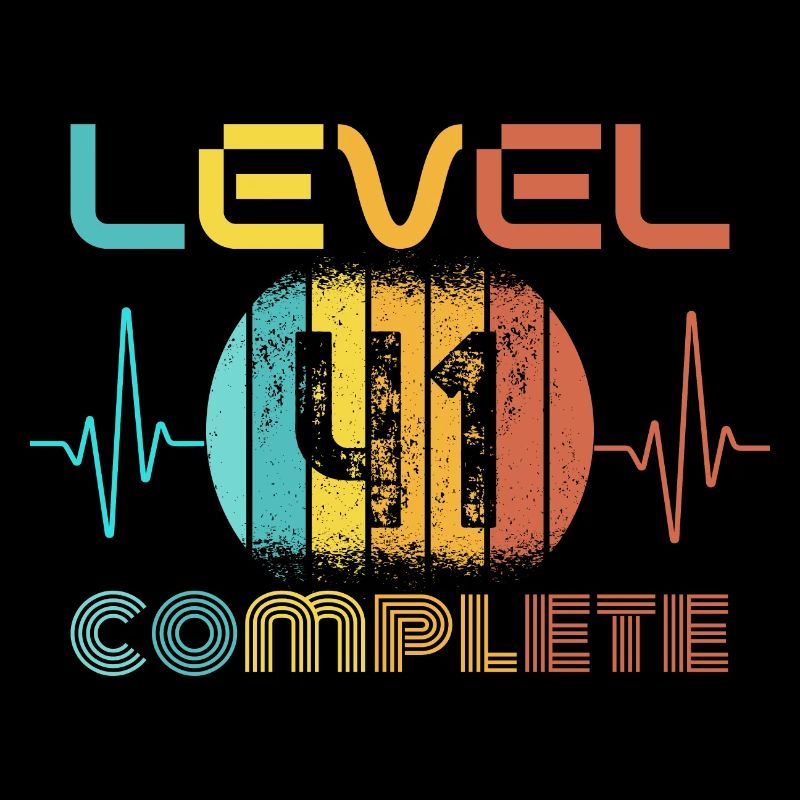 41 years - 41st birthday Level 41 Complete Design
