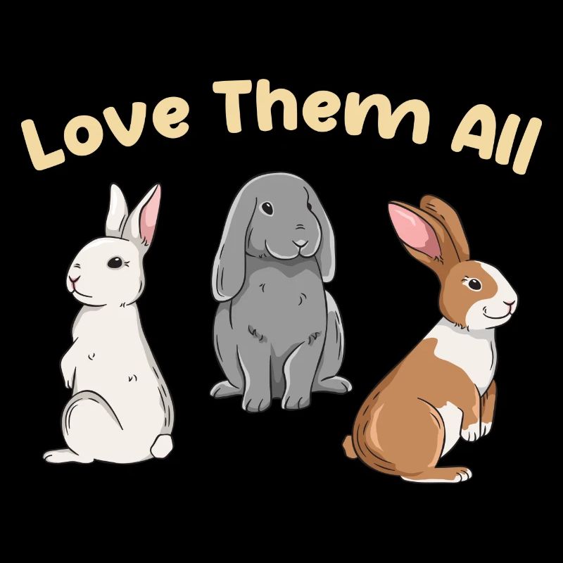 Conception de lapin mignon pour les propriétaires de lapins