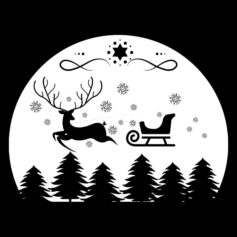 Weihnachtsmann Lebkuchen Rentier Winter