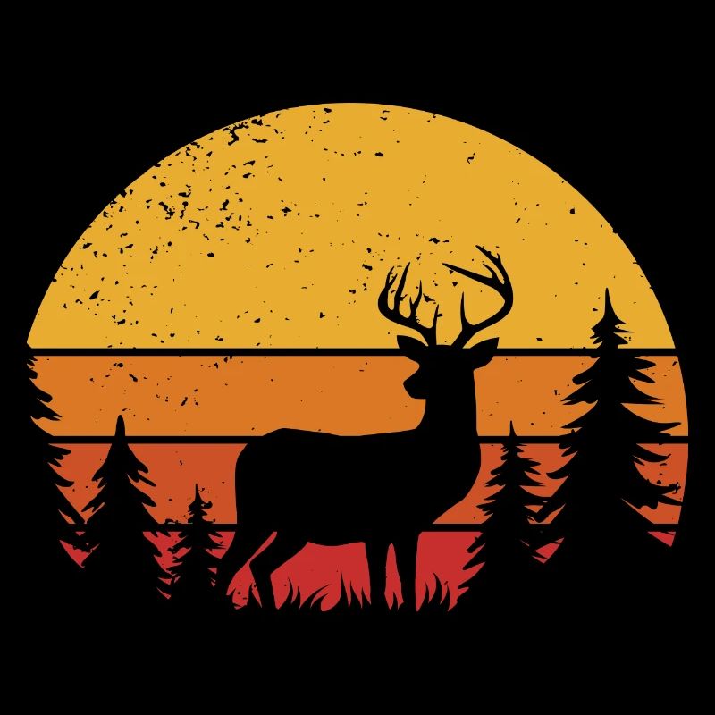 Cerf, Chasse, Cerf, Chasseur, Forêt, Nature