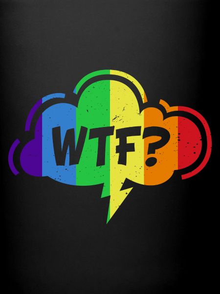 WTF Rainbow Graphic
