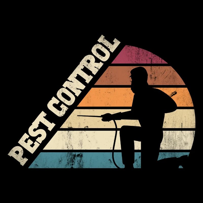Pest Control Technician Exterminator Silhouette