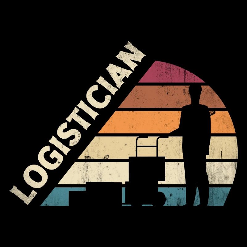 Logistics Logistician Silhouette