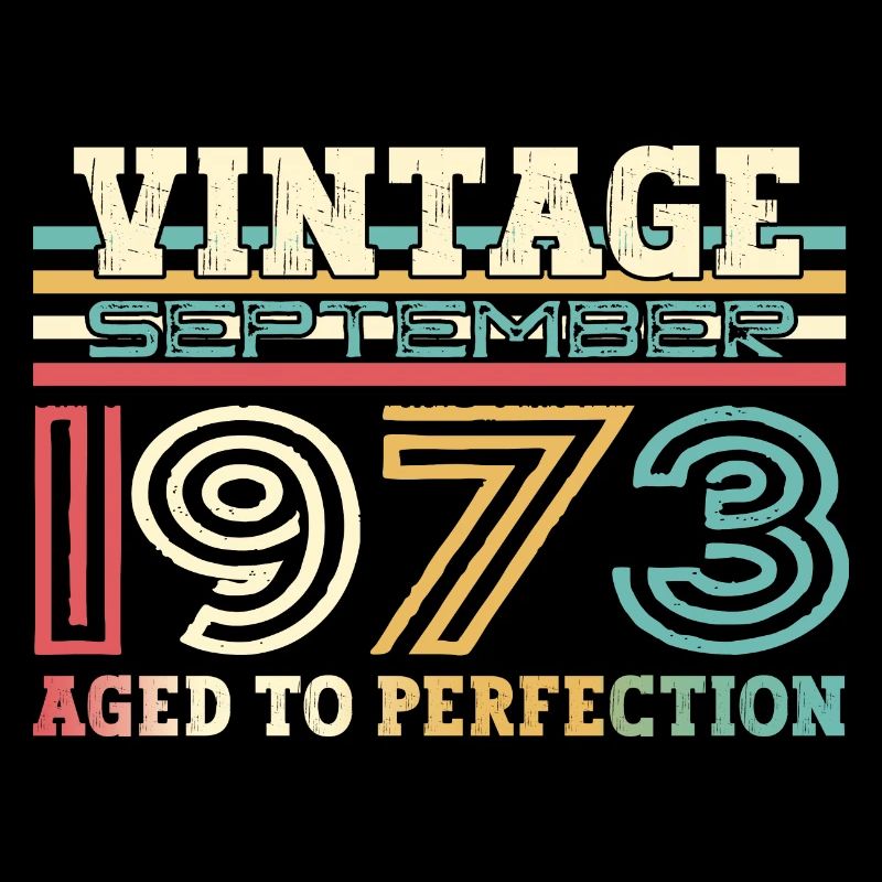 Septembre Né 1973 49e anniversaire Cadeau
