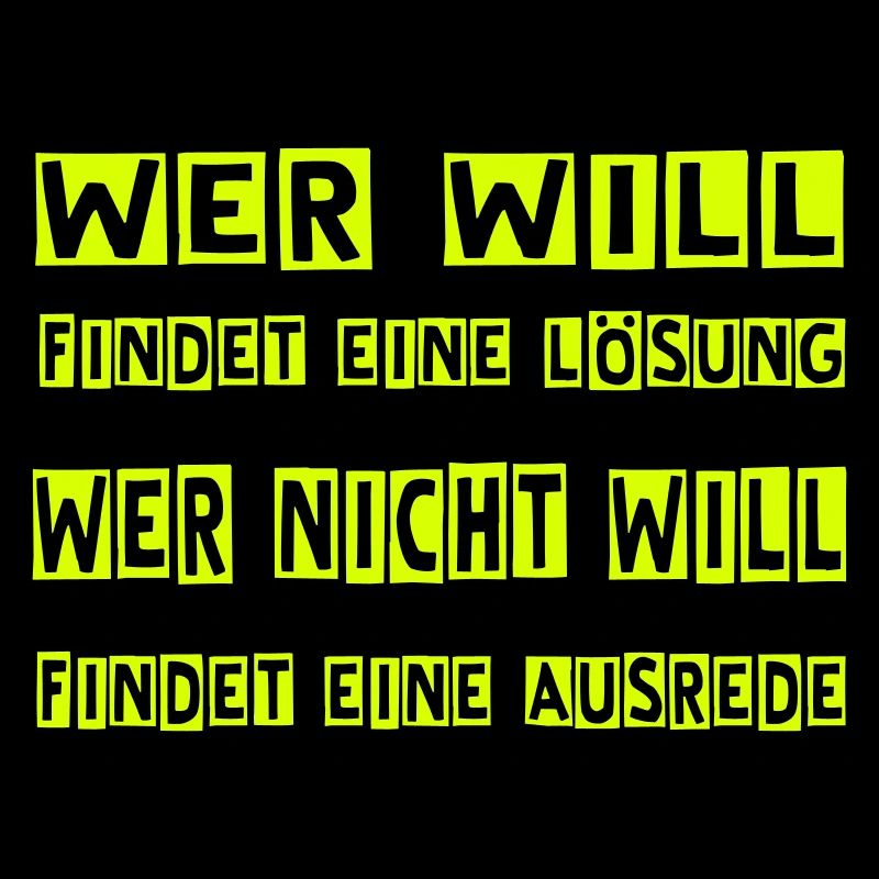 who wants will find a solution