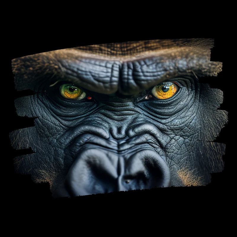 Face de Gorille / Tète de singe