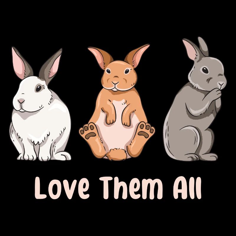 Conception de lapin mignon pour les propriétaires de lapins