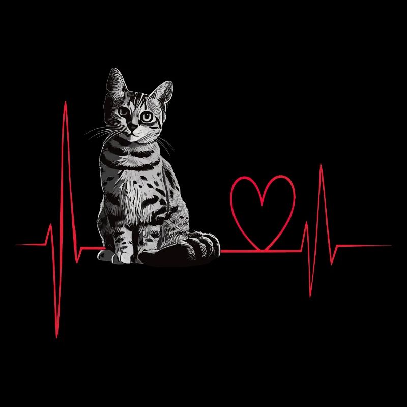 Cats Heartbeat Gift