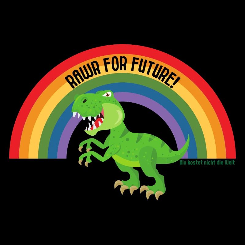 RAWR FOR FUTURE - T-REX II - Regenbogen Dino