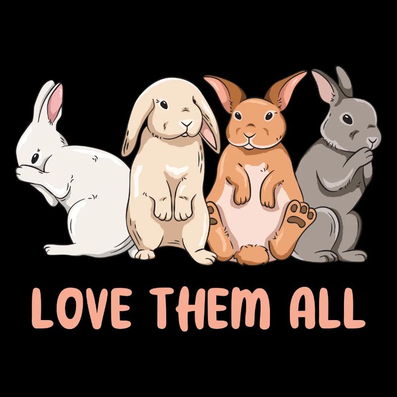 Conception de lapin mignon pour les propriétaires de lapins