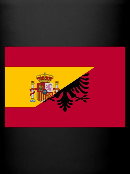 Drapeau de l’Espagne Albanie