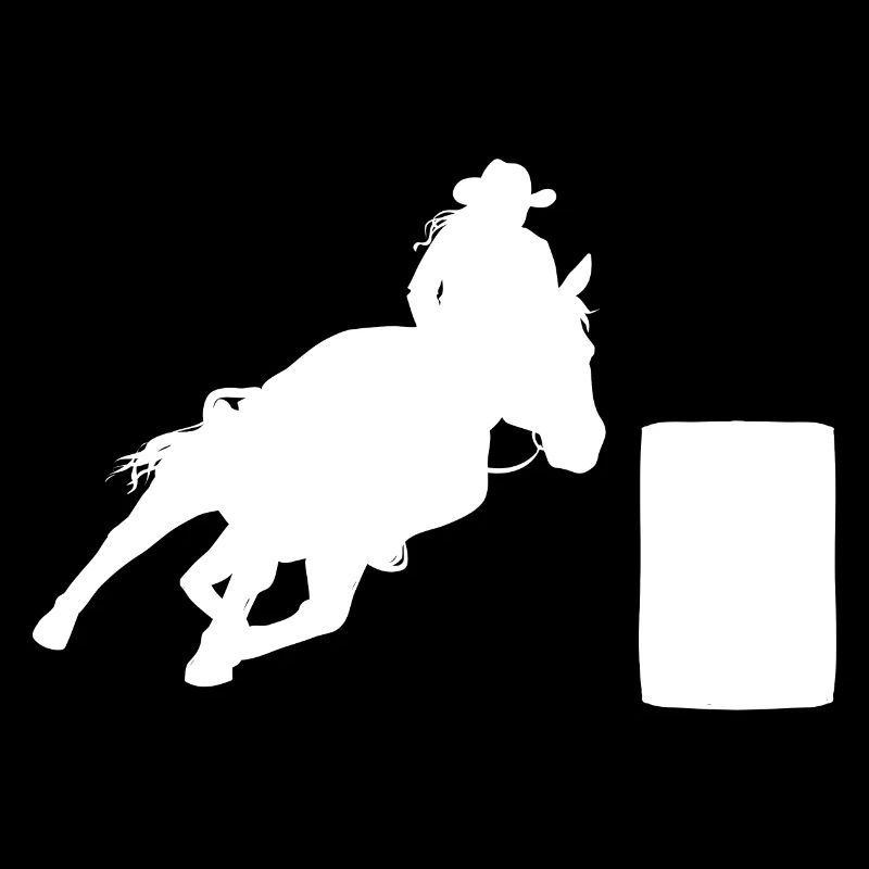 Rodeo Barrel Racing Horse