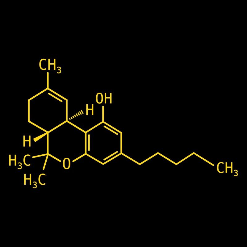 THC Strukturformel