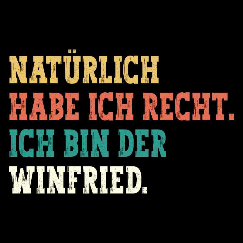 Winfried Lustiger Spruch Vorname Name Winfried