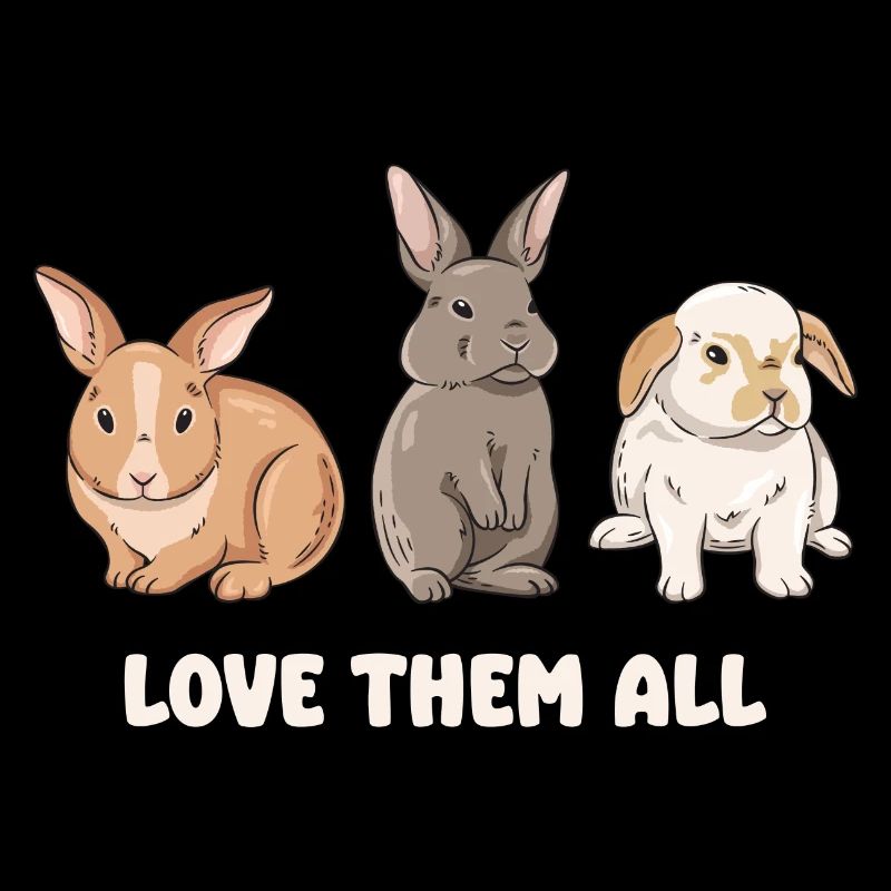 Conception de lapin mignon pour les propriétaires de lapins