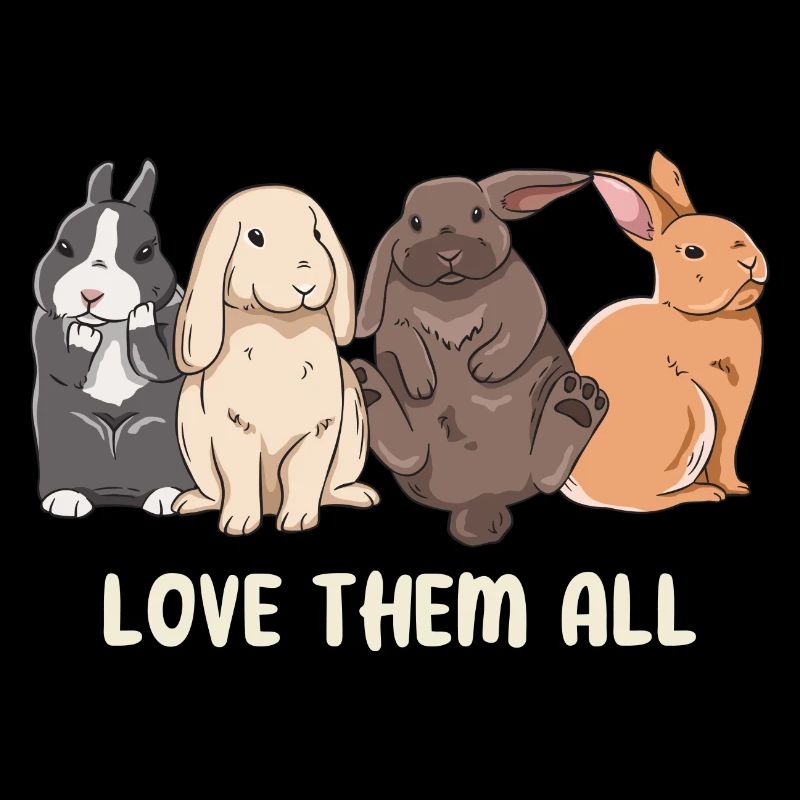 Conception de lapin mignon pour les propriétaires de lapins