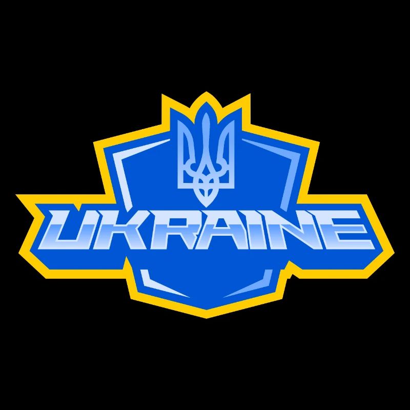 Ukraine Logo Peace Support jaune bleu