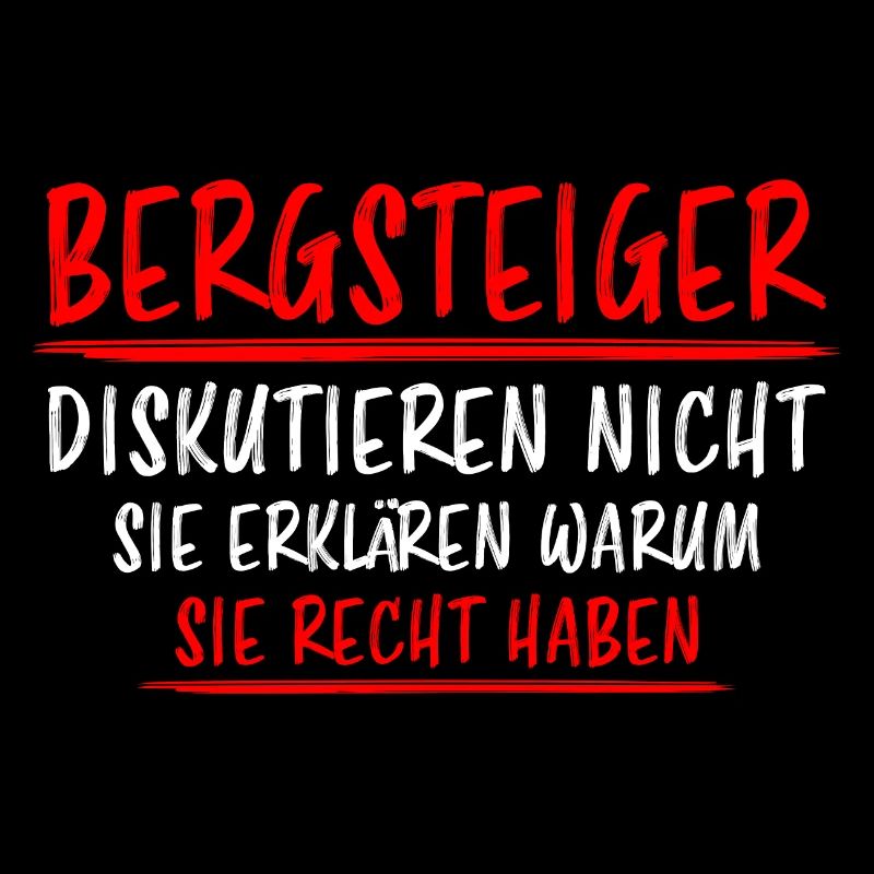 Bergsteiger Wandern Lustiger Spruch Berge Geschenk