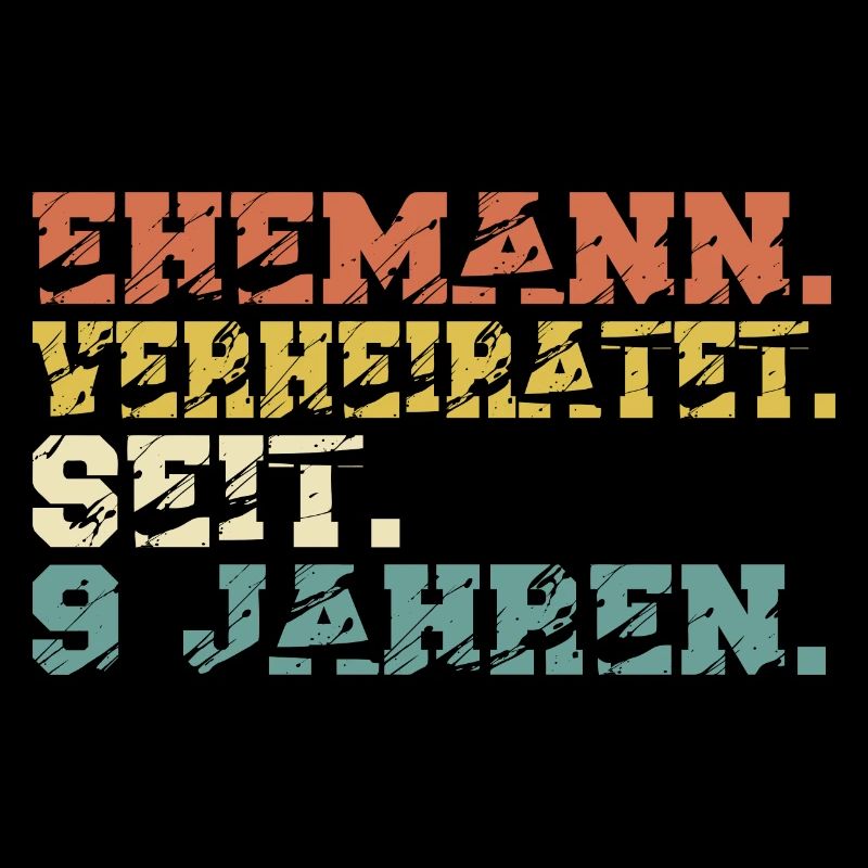 Keramikhochzeit 9 jahre Ehe Hochzeitstag Ehemann